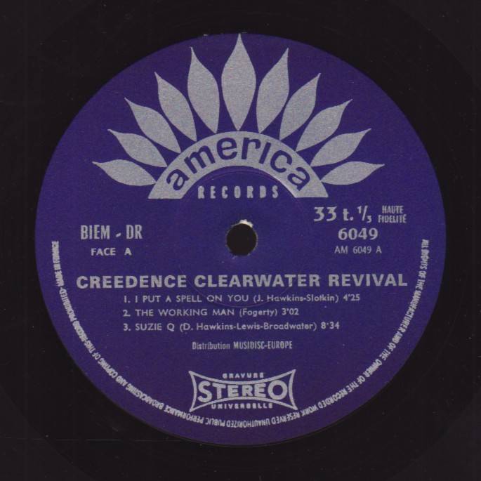 Creedence Clearwater Revival Creedence Clearwater Revival [lp label a fr]